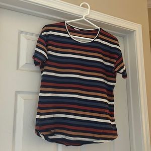 Madewell Striped Whisper Cotton Crewneck Tee